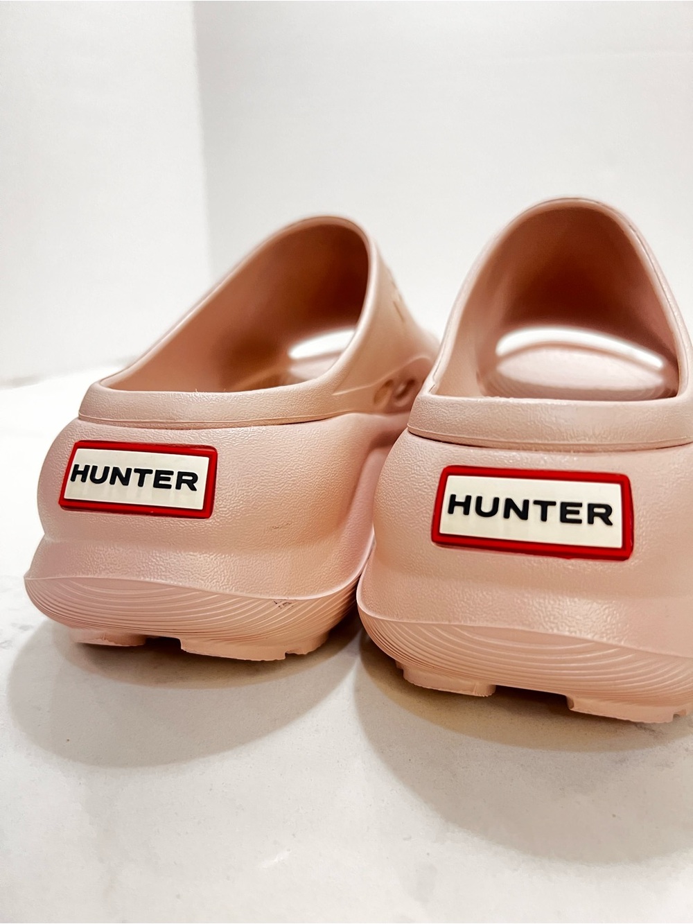 Hunter Blush Pink Platform Slide Clog - Picture 6 of 12